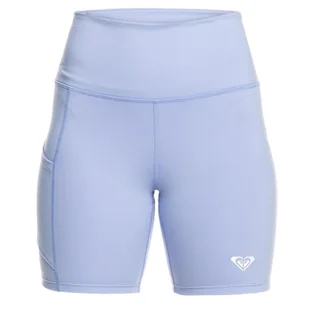 Spodenki damskie Roxy Heart Into It sportowe kolarki fioletowe-XL - Spodenki damskie - miniaturka - grafika 1