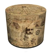 Pufy i podnóżki - Pufa dekoracyjna Piero - miniaturka - grafika 1