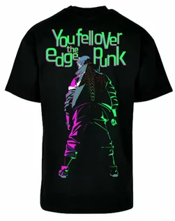 Koszulki męskie - Koszulka Cyberpunk: Edgerunners - Neon Punk (Oversized) (rozmiar XXL) - grafika 1