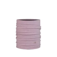 Apaszki i szaliki damskie - Komin wełniany Buff Merino Fleece Neckwarmer solid lilac sand - ONE SIZE - miniaturka - grafika 1
