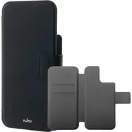 Etui i futerały do telefonów - PURO Folio MagSafe Case – Etui iPhone 14 Plus / 12 Pro Max (czarny) - miniaturka - grafika 1