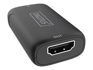 DIGITUS HDMI Repeater 4K/60Hz 18G 15m HDR black - Przełączniki KVM - miniaturka - grafika 1