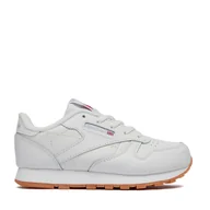 Buty dla dziewczynek - Sneakersy Reebok EO-CLASSIC LEATHER 100000166 Biały - miniaturka - grafika 1