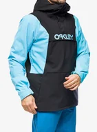 Kurtki narciarskie - Kurtka narciarska Oakley TNP TBT Insulated Anorak - black/bright blue - miniaturka - grafika 1