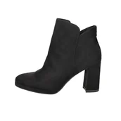 Botki damskie - Tamaris Damskie botki na obcasie 1-25362-45, czarne, rozmiar 35 EU, czarny, 35 EU - miniaturka - grafika 1