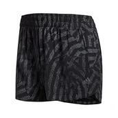 Spodenki damskie - adidas Szorty damskie z nadrukiem czarny czarny l - miniaturka - grafika 1