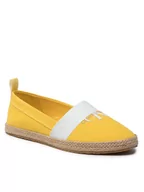 Espadryle damskie - Calvin Klein Jeans Espadryle Espadrilles 1 YW0YW00576 Żółty - miniaturka - grafika 1