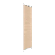 Rolety - Roleta plisowana Plaster Miodu Bawełna 42 x 140 cm beżowa - miniaturka - grafika 1