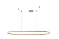 Lampy sufitowe - Wisząca lampa regulowana Elena AZ5056 LED 50W złota - miniaturka - grafika 1