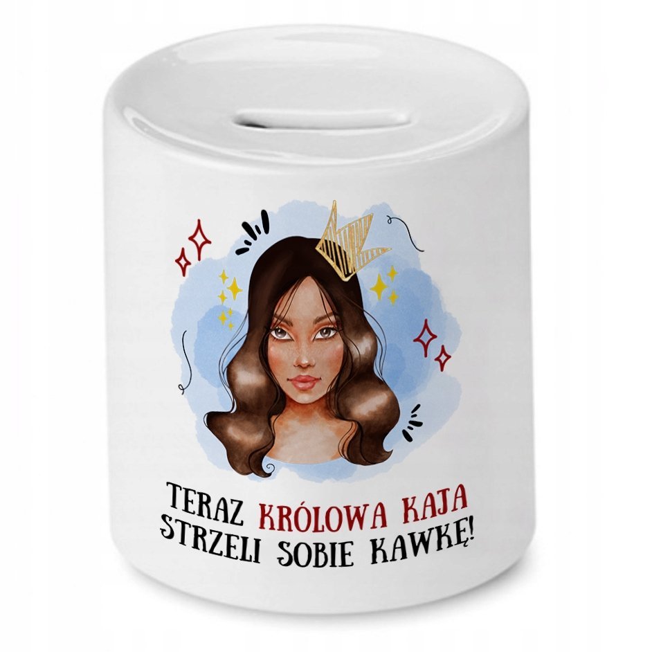 Złoty Kubek Premium Dla Skarbnika Prezent z Nadrukiem ze Zdjęciem + Opakowanie na prezent (wzór 01)