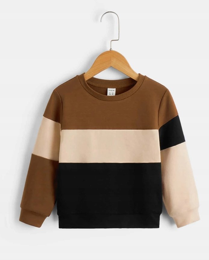 SHEIN BLUZA CHŁOPIĘCA DŁUGI RĘKAW KOLOROWA 5 V7N