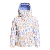 Kurtki narciarskie - Dziecięca Kurtka ocieplana ROXY JETTY GIRL G SNJT WBB5 ERGTJ03137-WBB5 – Biały - miniaturka - grafika 1