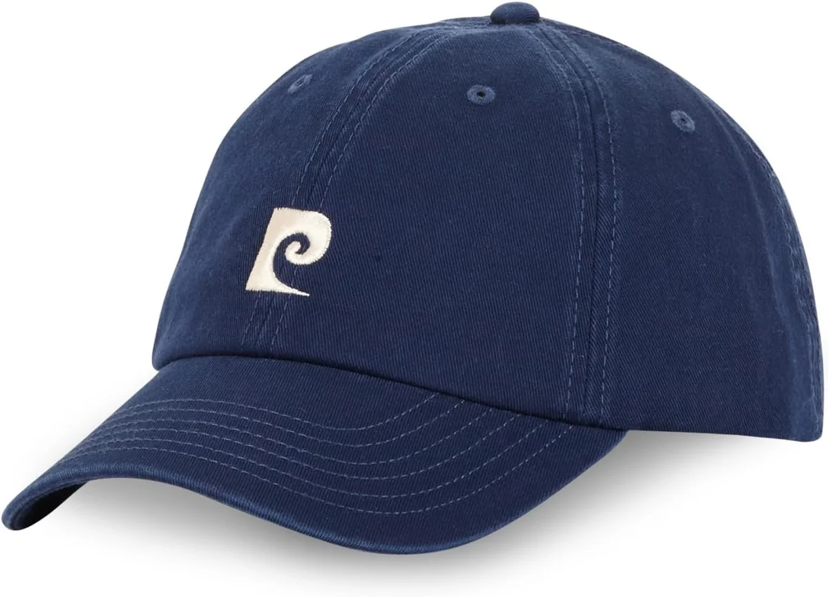 CZAPKA BASEBALLOWA BAWEŁNIANA GRANATOWA Z LOGO