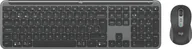 Zestawy myszka + klawiatura - Logitech MK950 Signature for Business klawiatura Dołączona myszka Biuro RF Wireless + Bluetooth QWERTY British English Grafitowy 920-012511 - miniaturka - grafika 1