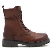 Buty dla dziewczynek - Kozaki Lasocki Young RIVER CI12-8468-01 Brązowy - miniaturka - grafika 1