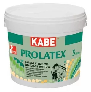 Kabe FARBY PROLATEX MATOWY BIAŁY 5 L - Farby wewnętrzne - miniaturka - grafika 1