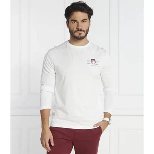 Gant Longsleeve MEDIUM ARCHIVE SHIELD | Regular Fit - Koszulki męskie - miniaturka - grafika 1
