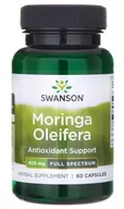 Suplementy naturalne - SWANSON Full Spectrum Moringa Oleifera 400mg 60 kapsułek - miniaturka - grafika 1