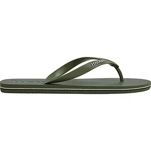 Hackett London Męskie klapki Capri Basic, Khaki Zielony, 40.5 EU - Klapki i japonki męskie - miniaturka - grafika 1