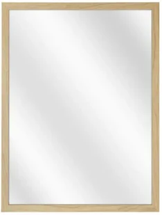 Drewniane lustro ścienne prostokątne naturalny dąb N9-L78 - Lustra Drewniane lustro ścienne prostokątne naturalny dąb N9-L78 - Lustra - miniaturka - grafika 1