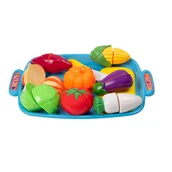 Zabawki AGD - Zestaw Edukacyjny: Warzywa I Owoce Do Zabawy - miniaturka - grafika 1