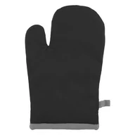 Fartuchy i rękawice kuchenne - Czarna bawełniana rękawica kuchenna Tiseco Home Studio Fuji - miniaturka - grafika 1