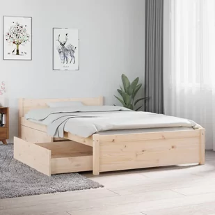 Lumarko Rama łóżka z szufladami, biała, 90x190 cm, pojedyncza - Łóżka - miniaturka - grafika 1