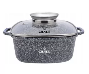 Justyna AG ZILNER GARNEK MARMUR KWADRATOWY 2,8L 20cm ZL-7061 070618 - Garnki - miniaturka - grafika 1