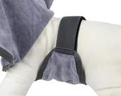 Ubranka dla psów - 544A okrycie micro dry szare S-40cm - miniaturka - grafika 1