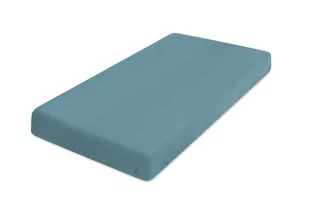 Prześcieradło 90x200 muślinowe ciemnozielone z gumką Matex - Prześcieradła - miniaturka - grafika 1