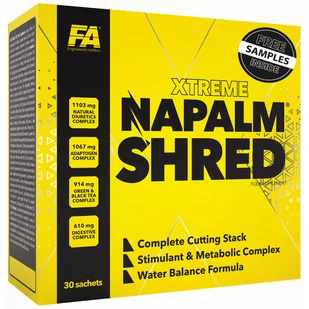 Fitness Authority FA Xtreme Napalm Shred 30sasz - Spalacze tłuszczu - miniaturka - grafika 1