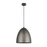 Lampy sufitowe - Leilani lampa wisząca 1-punktowa szara PND-43445-1L-GR - miniaturka - grafika 1