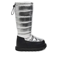 Śniegowce damskie - Śniegowce United Nude Zembla Bubble Boot 10885141190 Srebrny - miniaturka - grafika 1