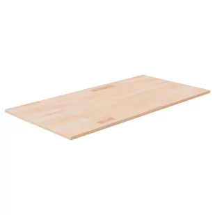 Lumarko Blat do łazienki, 100x50x1,5 cm, surowe lite drewno dębowe - Szafki łazienkowe - miniaturka - grafika 1
