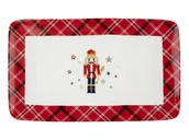 Miski i półmiski - Talerz do serwowania półmisek porcelanowy Nutcracker Dziadek do orzechów 20x12,8 cm - miniaturka - grafika 1