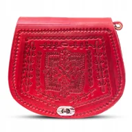 Torebki damskie - Torebka Damska Listonoszka Skórzana Na Ramię Orientalna Etniczna Z Maroko - miniaturka - grafika 1