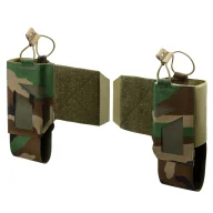 Odzież taktyczna i umundurowanie - Panele Direct Action Skeletonized Comms Wings Set - Woodland - miniaturka - grafika 1