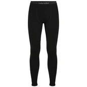 Bielizna sportowa męska - Męskie kalesony Icebreaker Men 300 MerinoFine™ Polar Leggings Rozmiar: L / Kolor: czarny - miniaturka - grafika 1