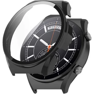 Etui ochronne 2w1 nakładka z szkłem Alogy do Xiaomi Mi Watch S1 Global Czarne - Akcesoria do smartwatchy - miniaturka - grafika 1
