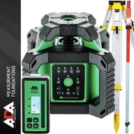 Sprzęt geodezyjny - Niwelator laserowy ADA 500HV G z Detektorem milimetrowym Statyw aluminiowy 1,6m Łata niwelacyjna 5m - miniaturka - grafika 1