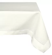 Obrusy i serwetki - Mesa Witold Dynowiec Obrus plamoodporny z mereżką MÓWISZ I MASZ, ecru, 140x260 cm - miniaturka - grafika 1