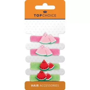 Top Choice Frotki do włosów 22975 4 szt. - Ozdoby do włosów - miniaturka - grafika 1