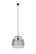 Lampy sufitowe - Sollux Lighting Gate lampa wisząca 1-punktowa czarna SL.0663 SL.0663 - miniaturka - grafika 1