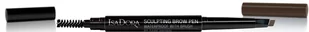 IsaDora Sculpting Brow Pen Waterproof With Brush stożkowa kredka do brwi ze szczoteczką 80 dark brown - Akcesoria i kosmetyki do stylizacji brwi - miniaturka - grafika 2