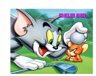 Puzzle TOM I JERRY MYSZ KOT BAJKA A3 252 el z Nadrukiem + IMIĘ Pudełko 13 - Puzzle - miniaturka - grafika 1