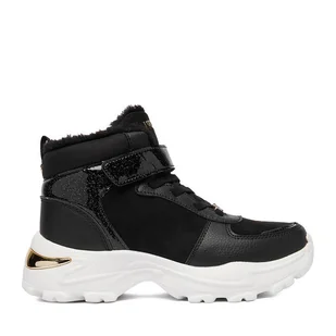 Śniegowce DeeZee CEO-CP70-26123-1 Czarny - Buty dla dziewczynek - miniaturka - grafika 1