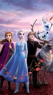Puzzle - PUZZLE Frozen Kraina Lodu Elsa Olaf + IMIĘ Pudełko 120 el. - miniaturka - grafika 1