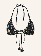 Stroje kąpielowe - Seafolly Góra Od Bikini Trójkątnego Modern Romance schwarz - SEAFOLLY - miniaturka - grafika 1