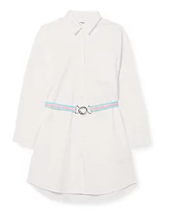 Sukienki - Replay Dziewczęca sukienka typu playwear, 001 biały, 10 Lata - grafika 1