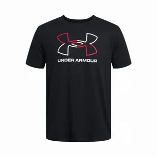 Męska koszulka Under Armour GL FOUNDATION UPDATE SS Rozmiar: M / Kolor: czarny/biały - Koszulki sportowe męskie - miniaturka - grafika 1